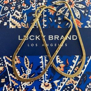 Lucky brand hoop earrings